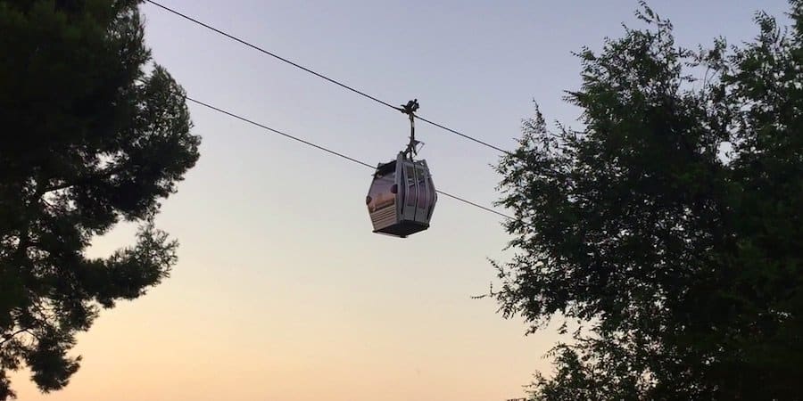 Seilbahn in Barcelona