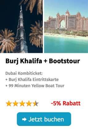 Dubai Kombiticket: Burj Khalifa + Bootstour