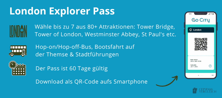So funktioniert der London Explorer Pass